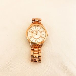 Rose Gold & Sterling Silver watch